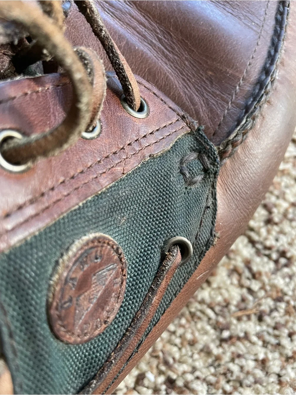 Vintage Land Rover® Genuine Handsewn leather boots/shoes